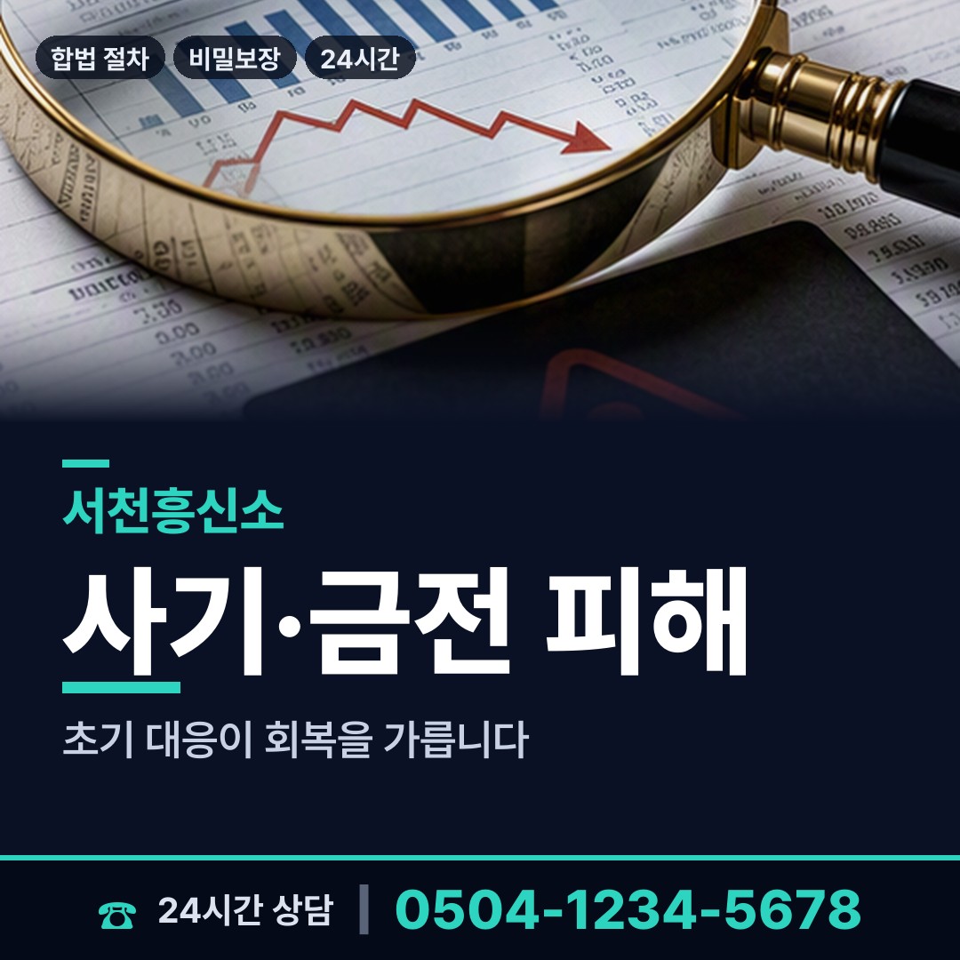 서천 서면 탐정사무실 상담 안내